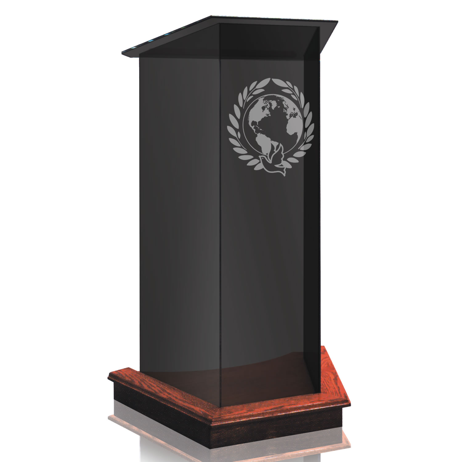 Lectern - Tinted Glass